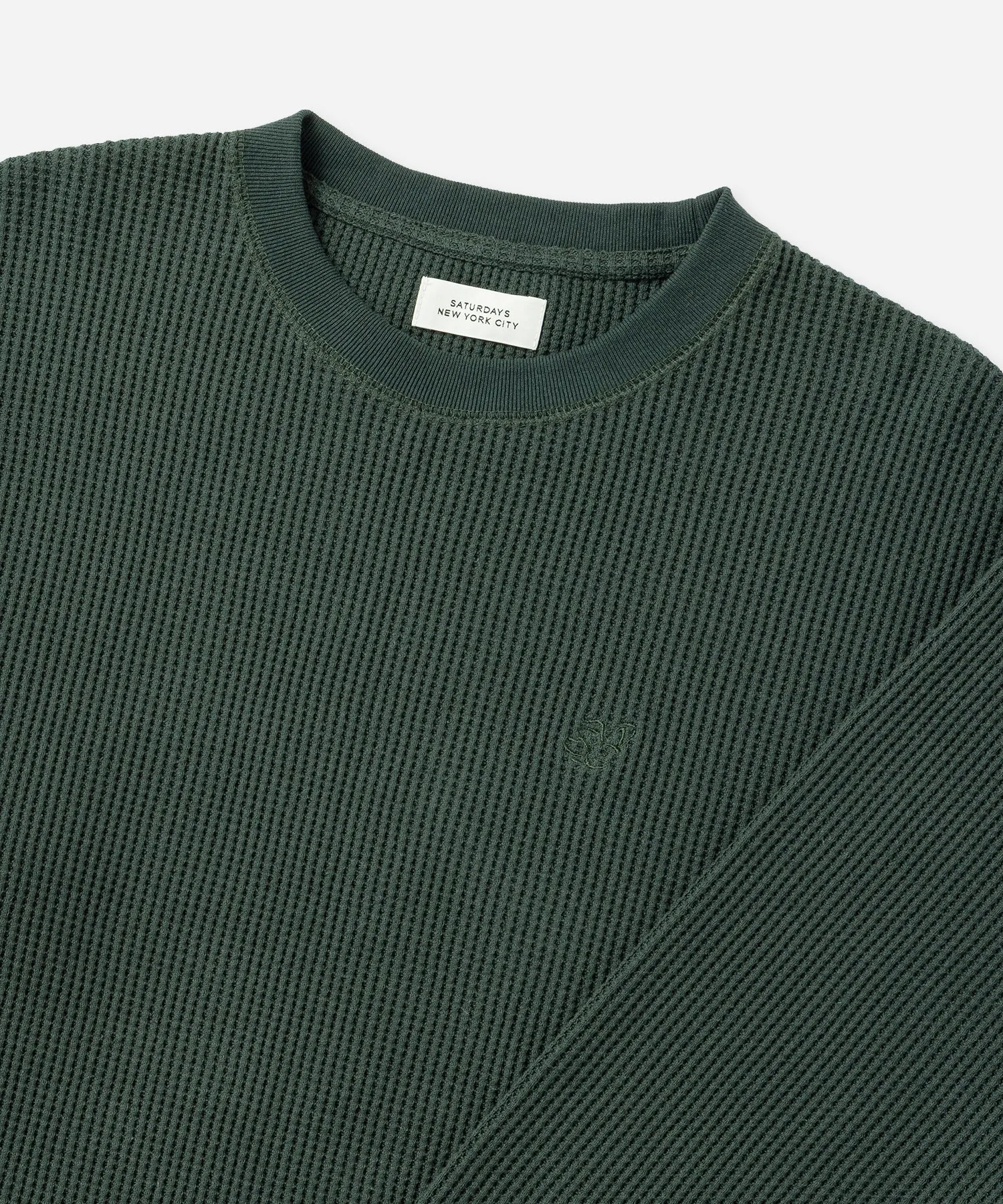 Alex Heavy Waffle Relaxed Top sold by Saturdays New York City product image thumbnail 5