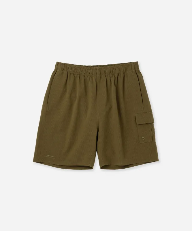 Danjo Seersucker Cargo Swim Short made by Saturdays New York City