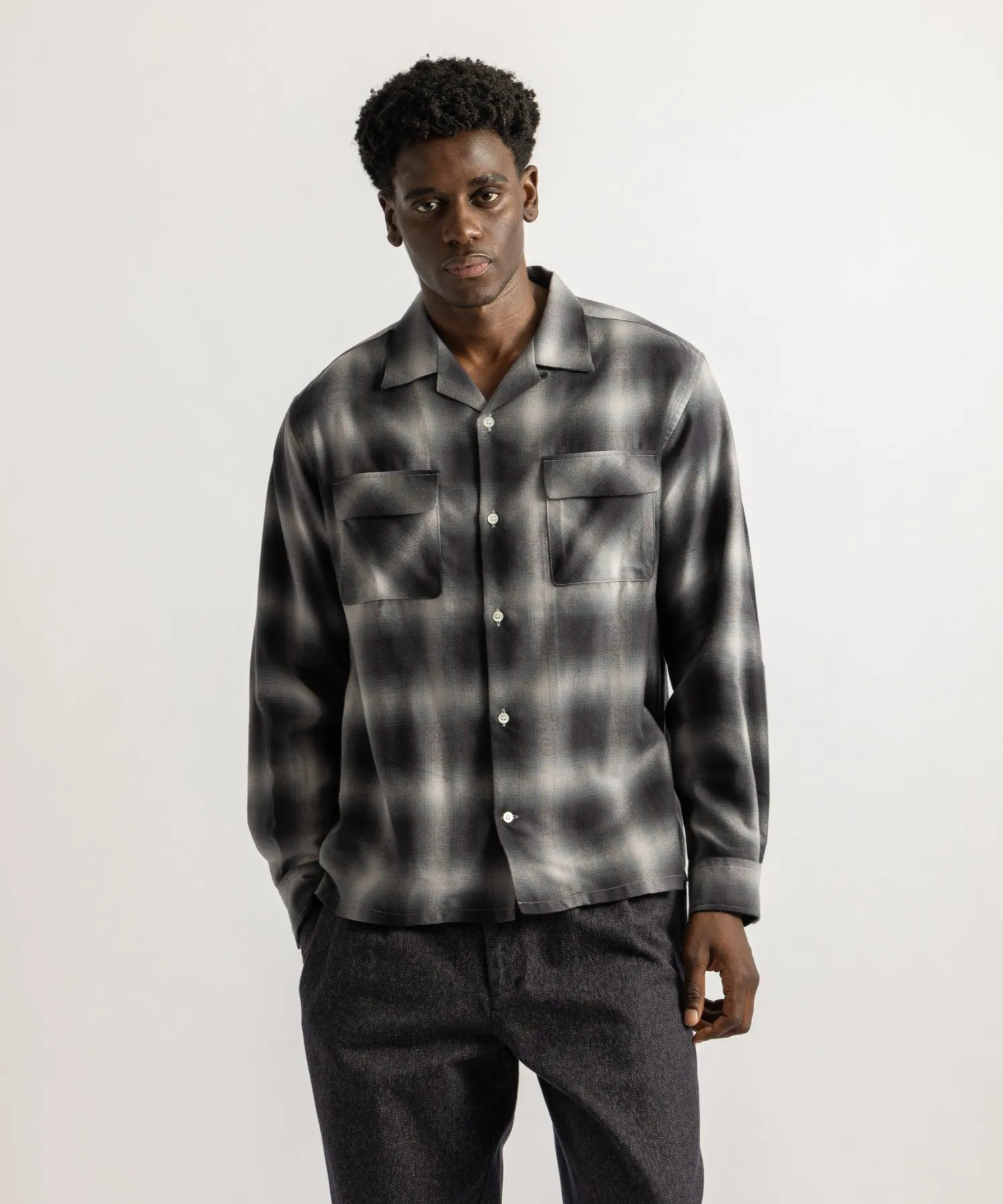 Marco Ombre Check Shirt sold by Saturdays New York City product image thumbnail 2