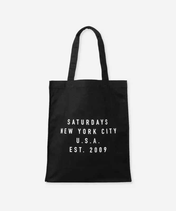 Established USA Tote Bag made by Saturdays New York City