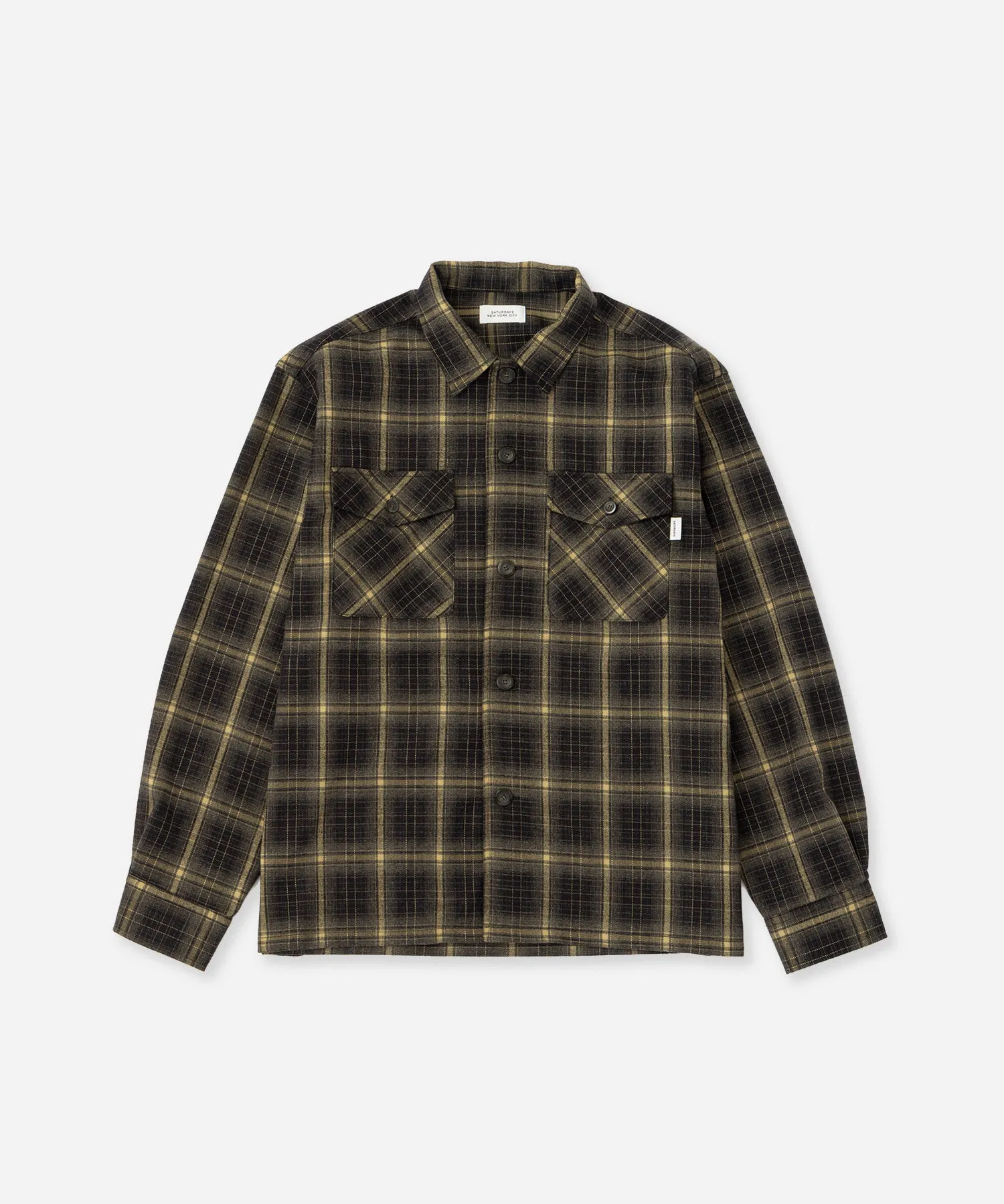 Marco Ombre Check CPO Shirt sold by Saturdays New York City
