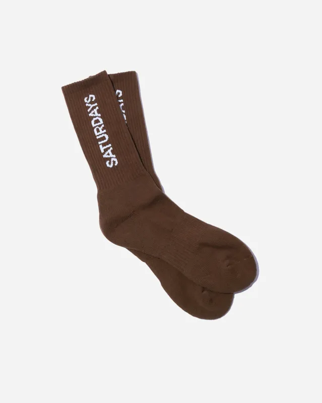 Logo Sock sold by Saturdays New York City