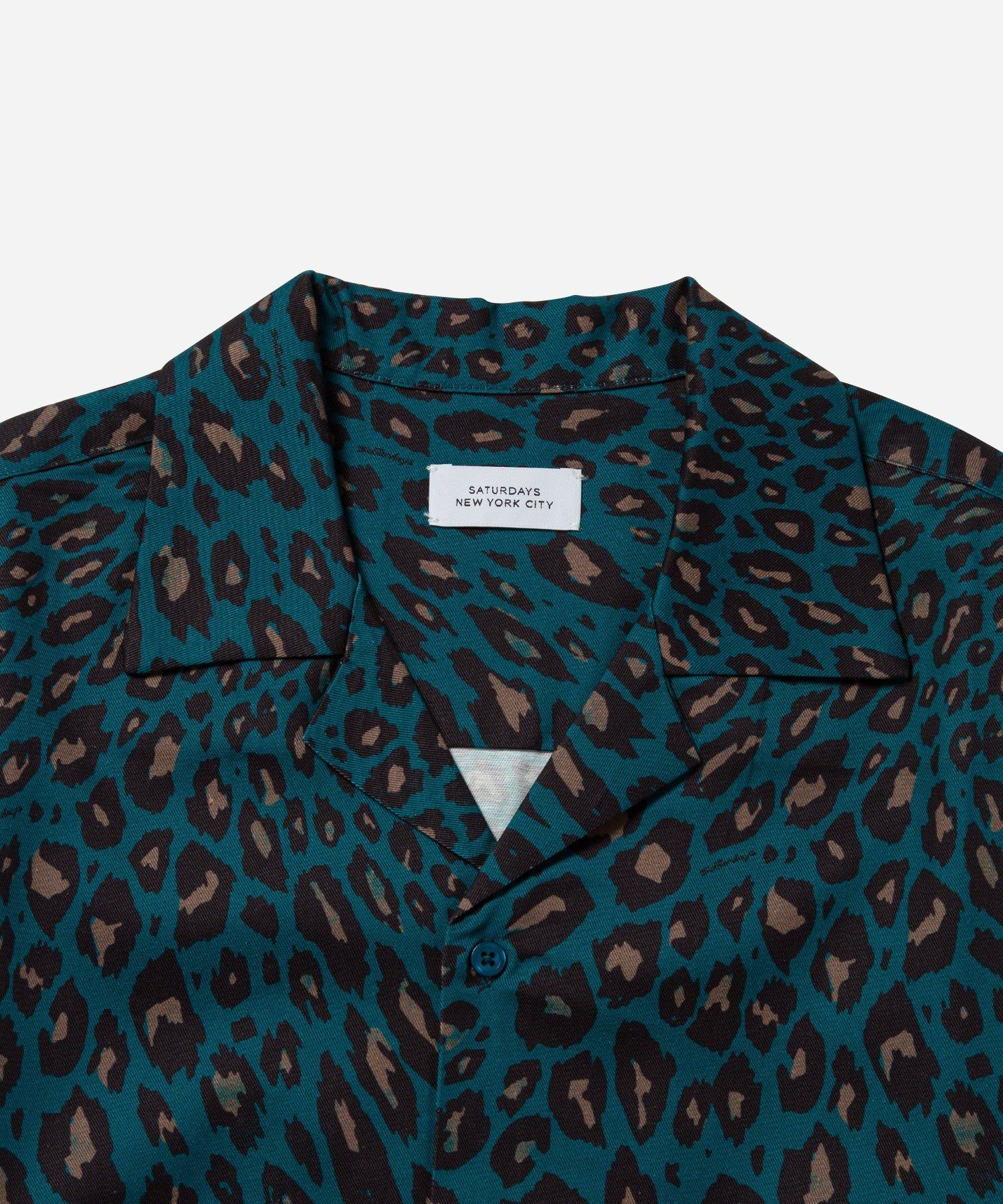 Canty Sound Leopard Short Sleeve Shirt sold by Saturdays New York City product image thumbnail 4