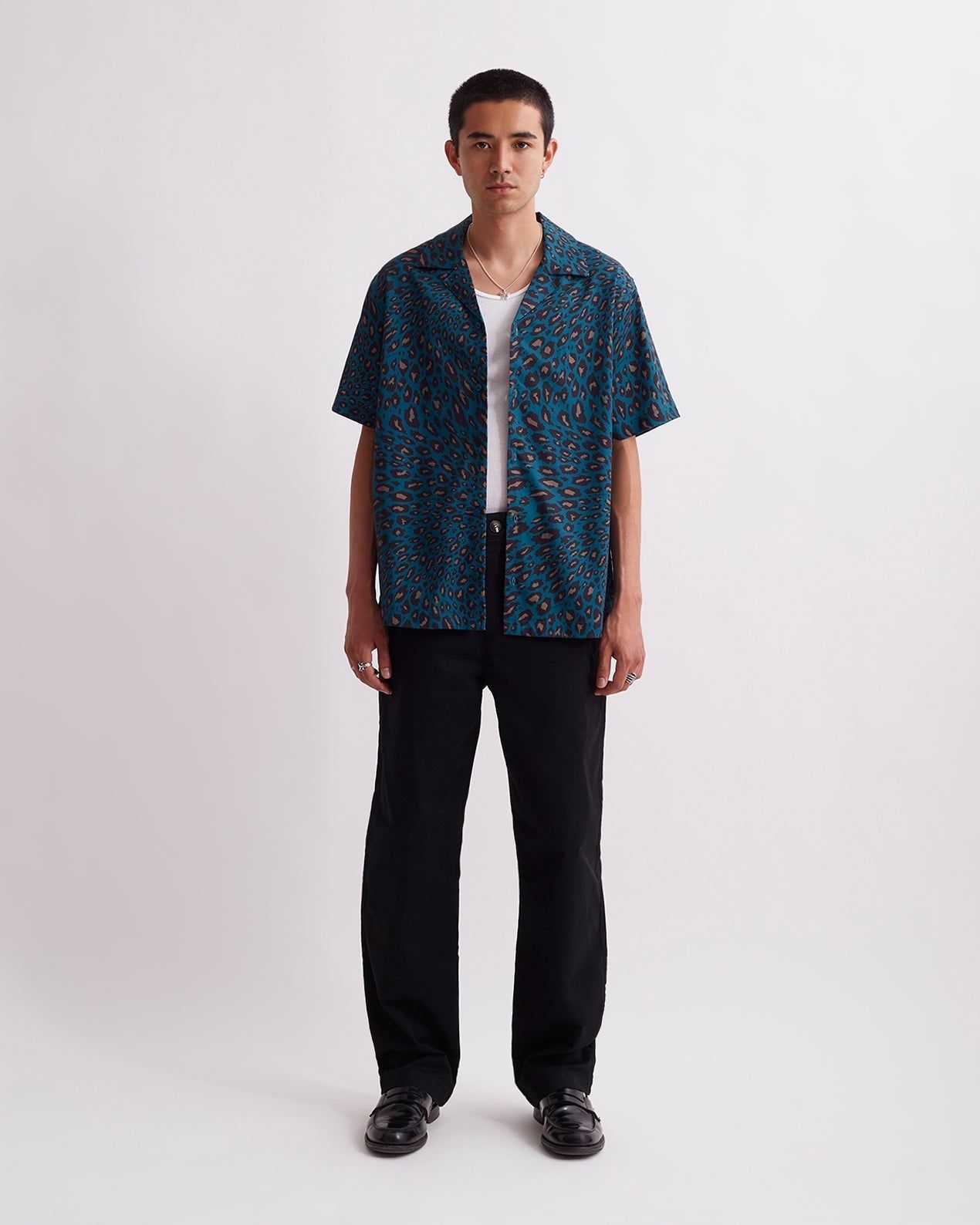 Canty Sound Leopard Short Sleeve Shirt sold by Saturdays New York City product image thumbnail 2