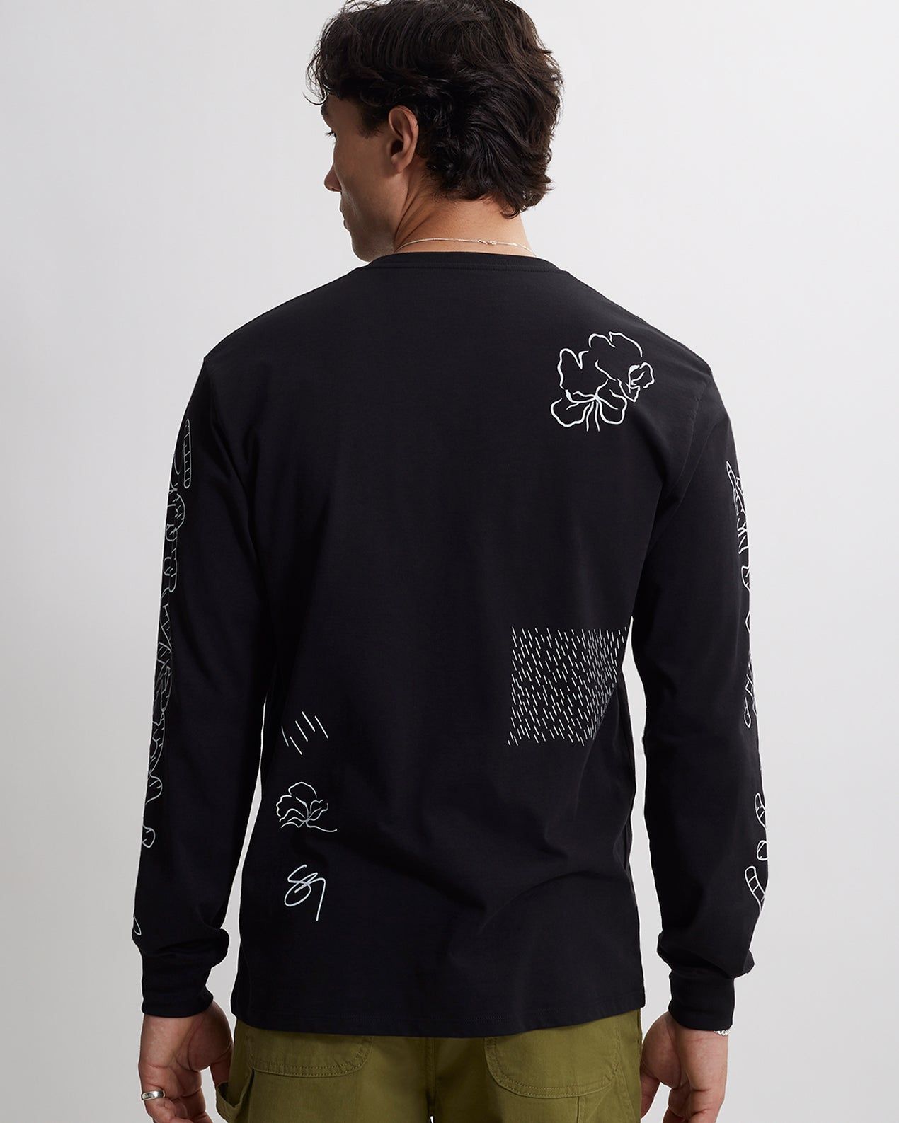 Manoa Patchwork Standard Long Sleeve Tee sold by Saturdays New York City product image thumbnail 3