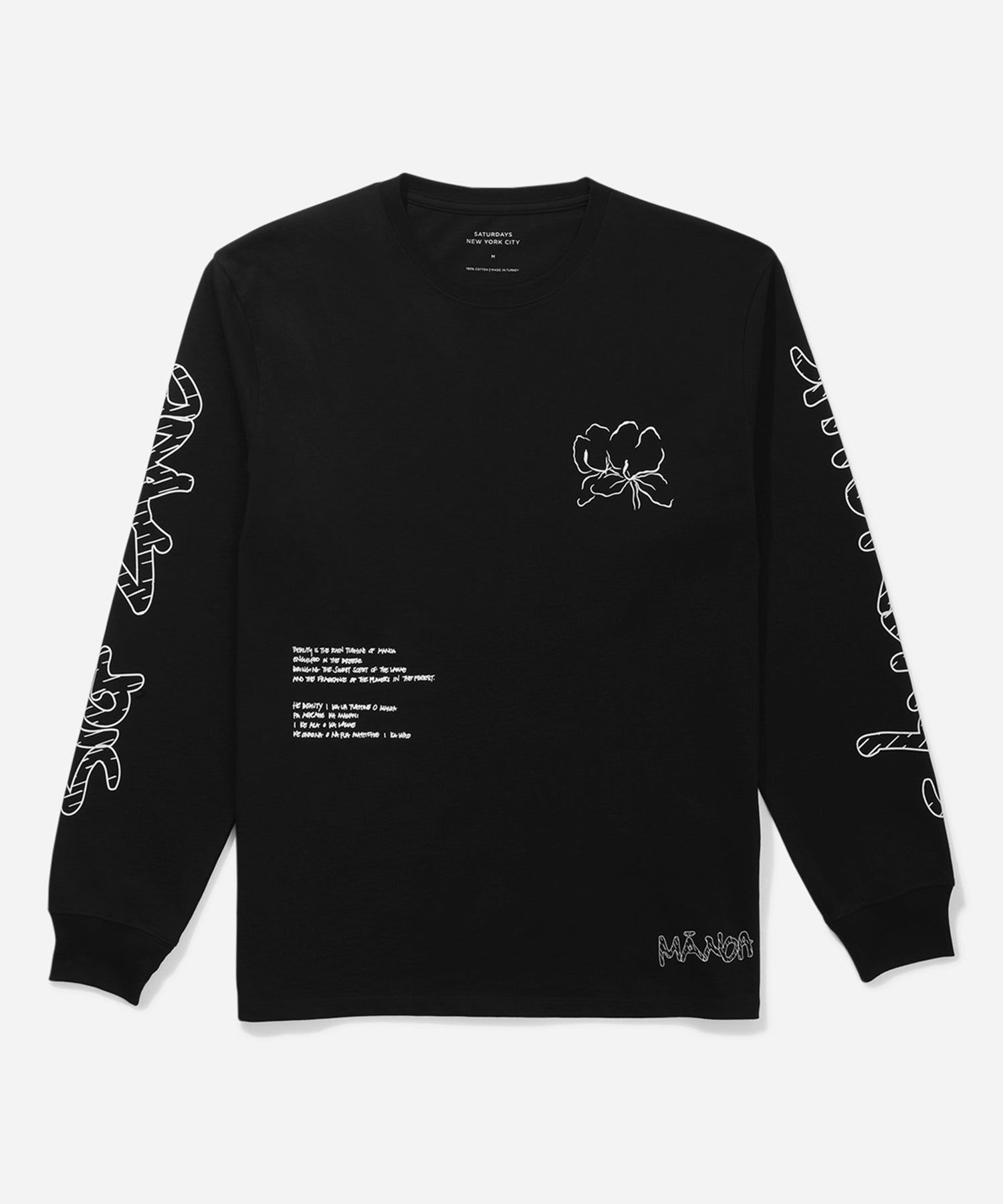 Manoa Patchwork Standard Long Sleeve Tee sold by Saturdays New York City