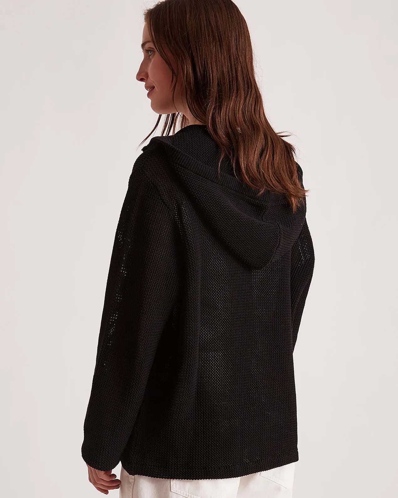 Mesh Knit Hoodie sold by Saturdays New York City product image thumbnail 4