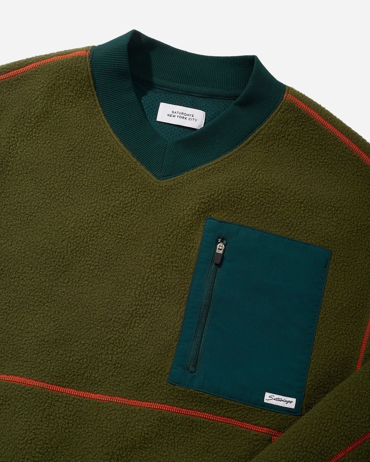 Seneca Polar Fleece Pullover sold by Saturdays New York City product image thumbnail 3