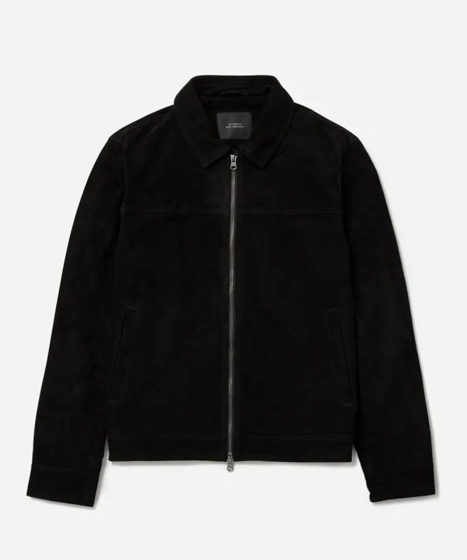 Harrison Suede Trucker Jacket sold by Saturdays New York City