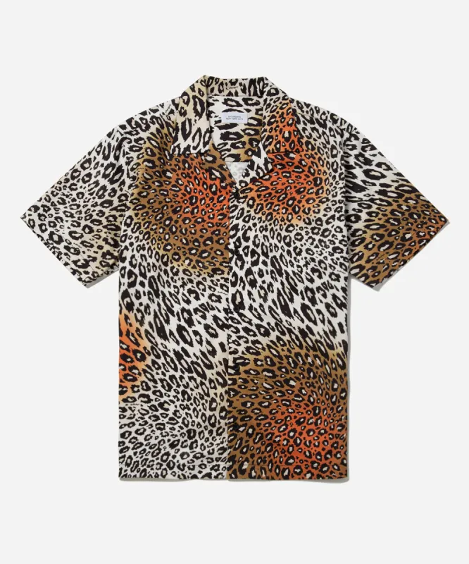 Canty Sound Leopard Short Sleeve Shirt sold by Saturdays New York City