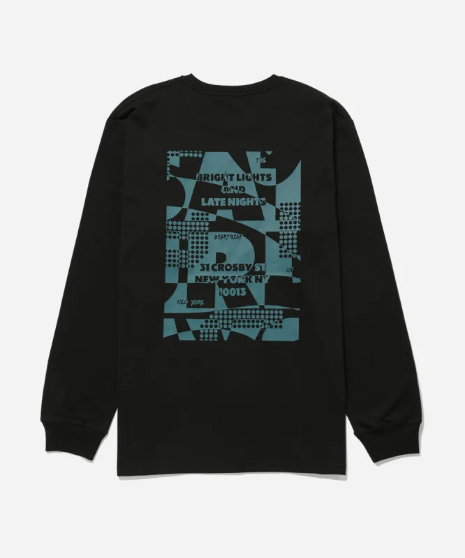 Bright Lights Standard Long Sleeve Tee sold by Saturdays New York City