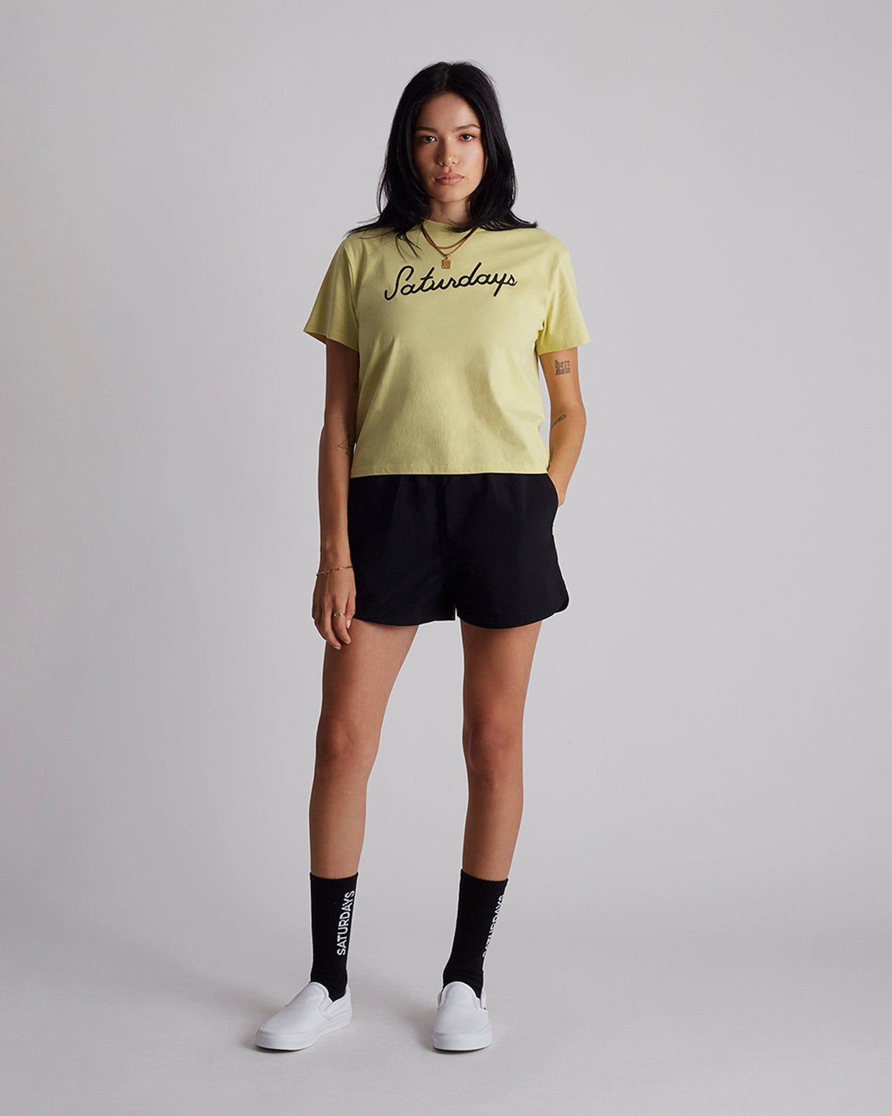 Script Standard Short Sleeve Tee sold by Saturdays New York City product image thumbnail 10