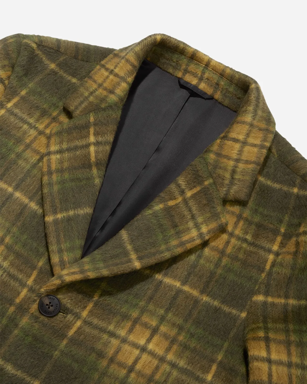 Morgan Plaid Topcoat sold by Saturdays New York City product image thumbnail 5