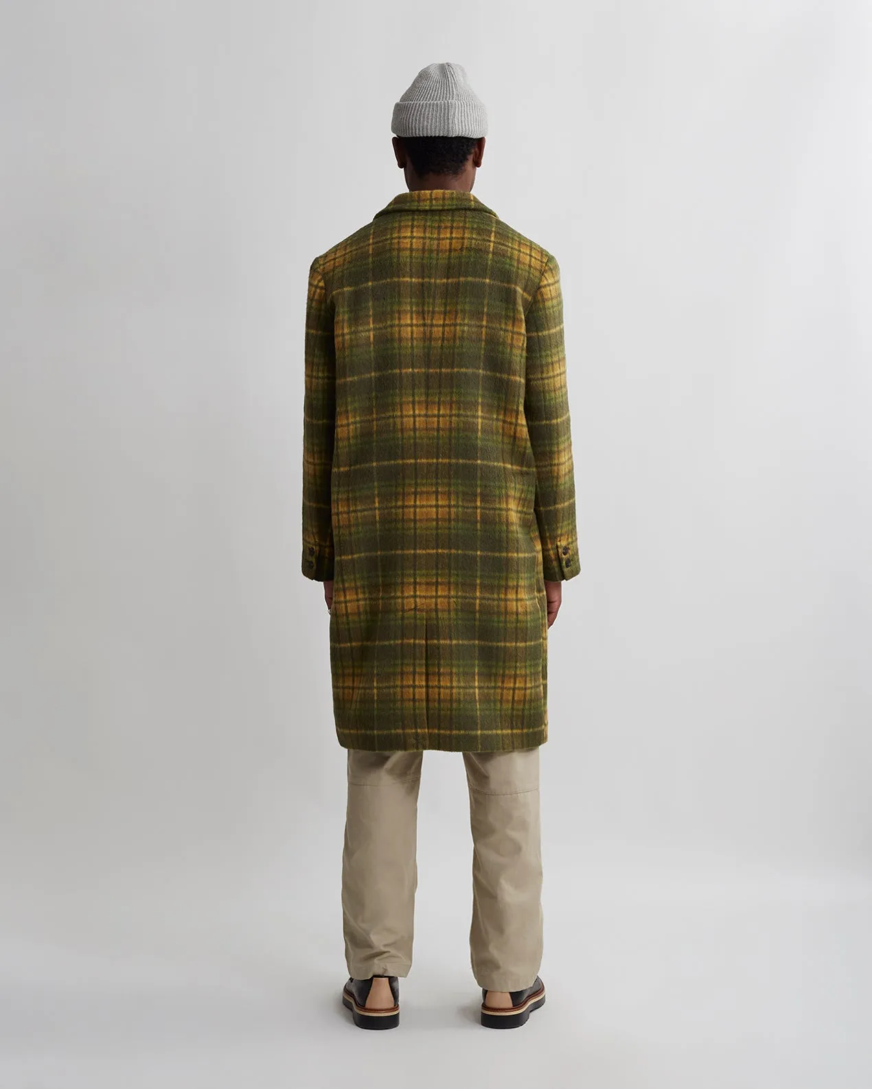Morgan Plaid Topcoat sold by Saturdays New York City product image thumbnail 3