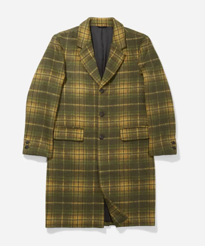 Morgan Plaid Topcoat sold by Saturdays New York City