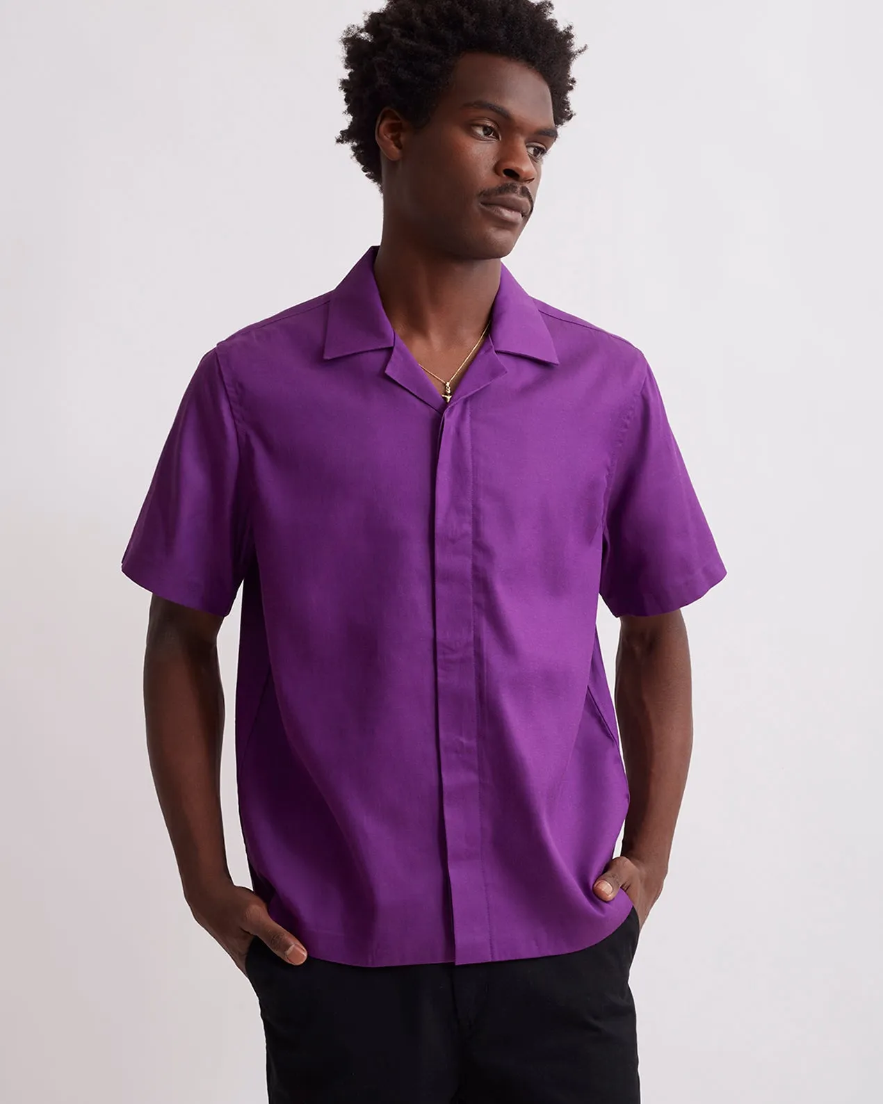 York Camp Collar Short Sleeve Shirt sold by Saturdays New York City product image thumbnail 3