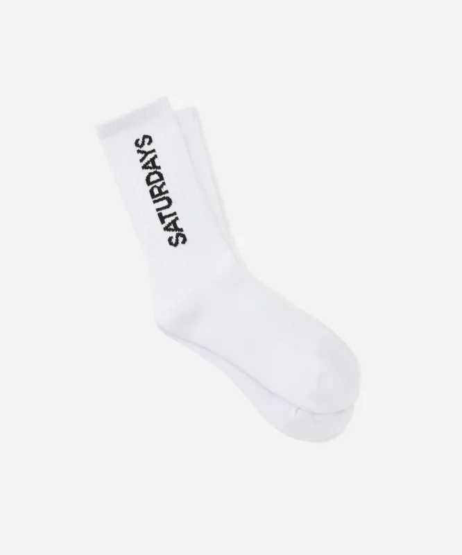 Logo Sock sold by Saturdays New York City
