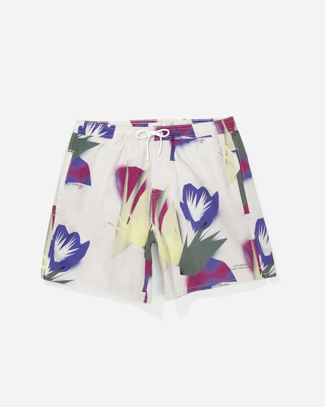 Timothy Jungle Floral Print Swim Short sold by Saturdays New York City