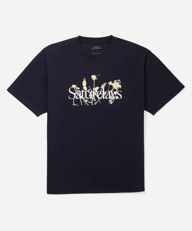 Saturdays Summer Floral Relaxed Short Sleeve Tee sold by Saturdays New York City