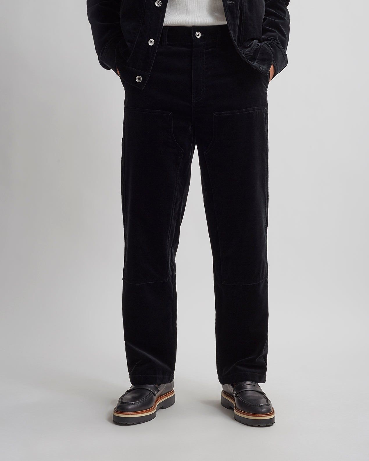 Morris Velvet Carpenter Pant sold by Saturdays New York City product image thumbnail 3