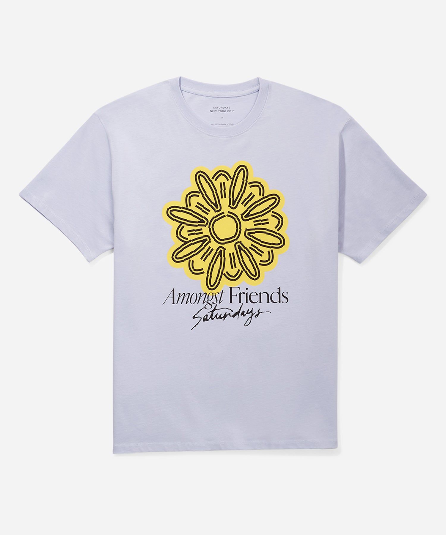 Floral Script Standard Short Sleeve Tee sold by Saturdays New York City