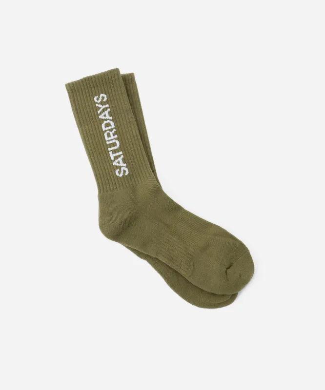 Logo Sock sold by Saturdays New York City