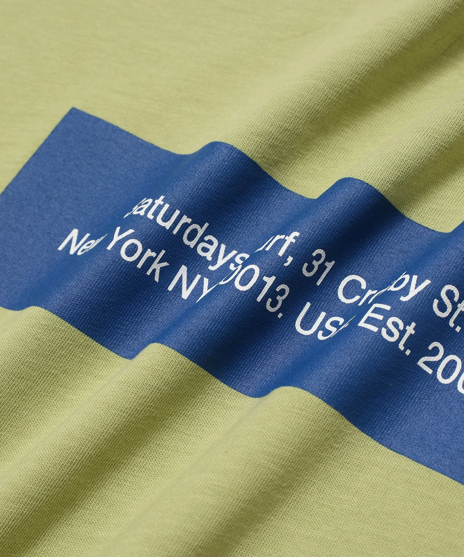 Saturdays Block Standard SS Tee sold by Saturdays New York City product image thumbnail 4