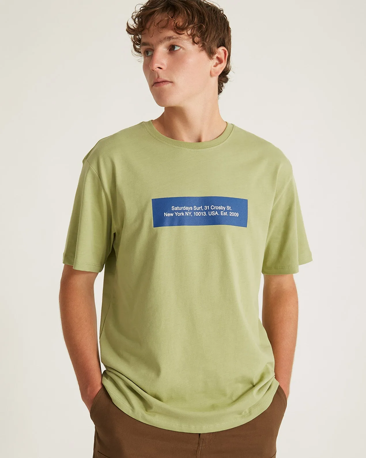 Saturdays Block Standard SS Tee sold by Saturdays New York City product image thumbnail 2