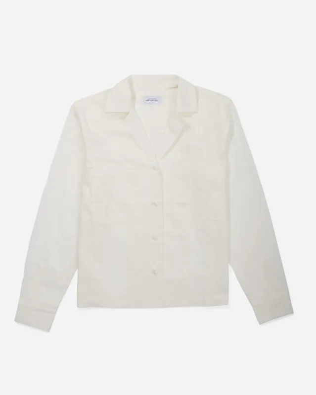 Crys Cotton Mesh Long Sleeve Shirt made by Saturdays New York City