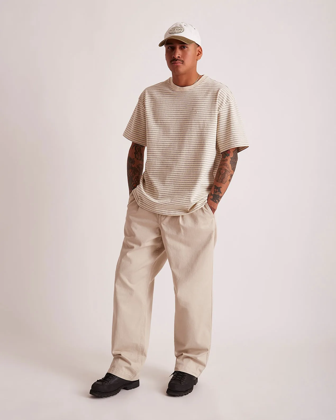 Stripe Relaxed SS Shirt sold by Saturdays New York City product image thumbnail 2