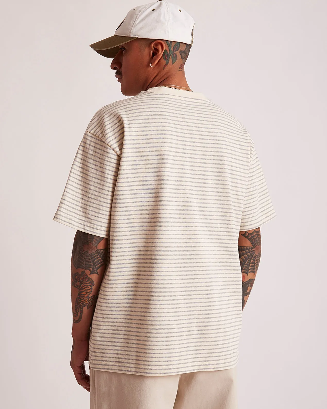 Stripe Relaxed SS Shirt sold by Saturdays New York City product image thumbnail 4