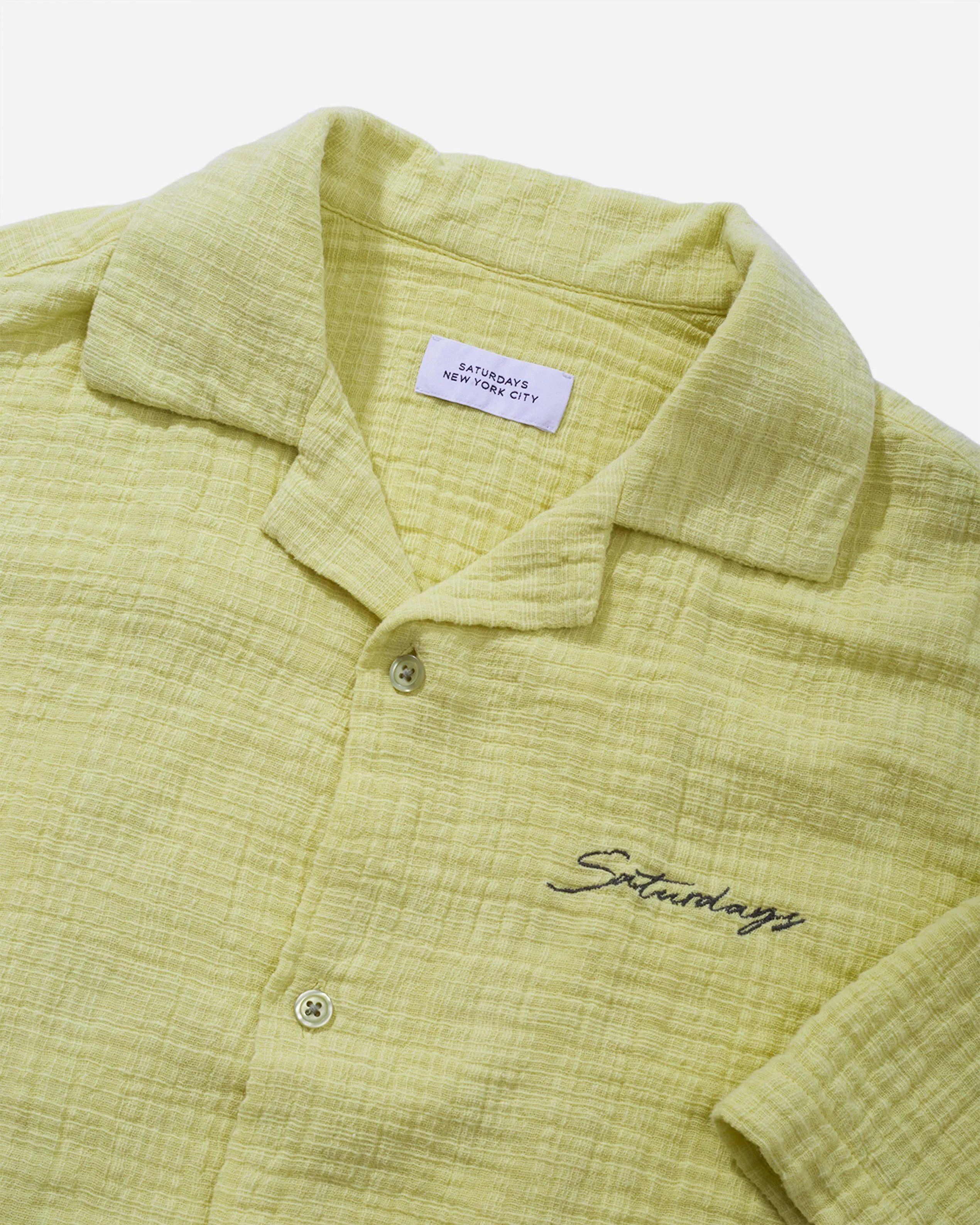 Cotton Gauze Canty Short Sleeve Shirt sold by Saturdays New York City product image thumbnail 4