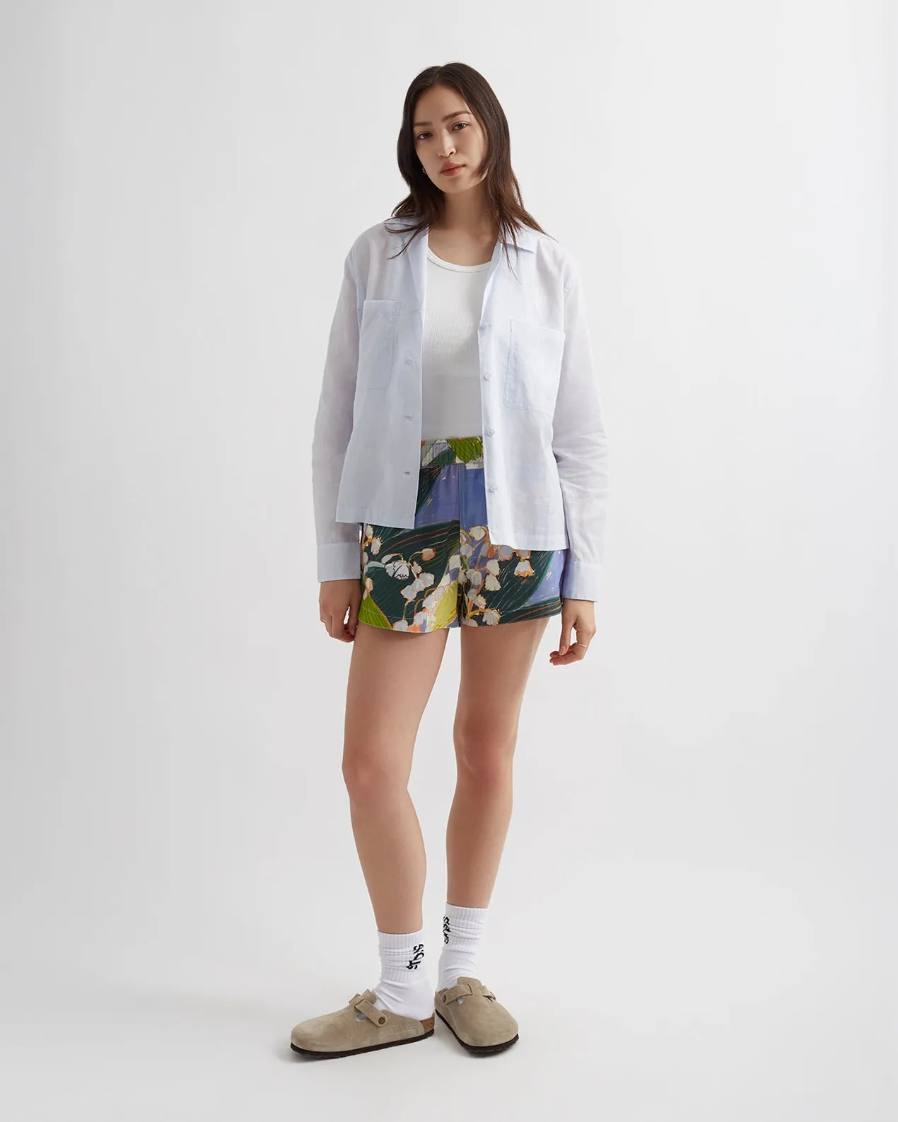 Crys Cotton Mesh Long Sleeve Shirt sold by Saturdays New York City product image thumbnail 3