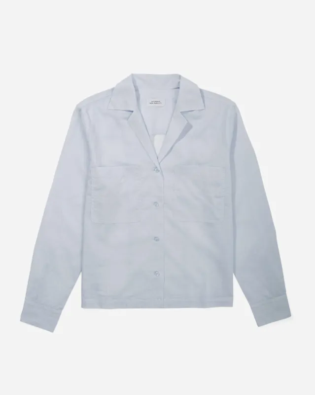 Crys Cotton Mesh Long Sleeve Shirt made by Saturdays New York City