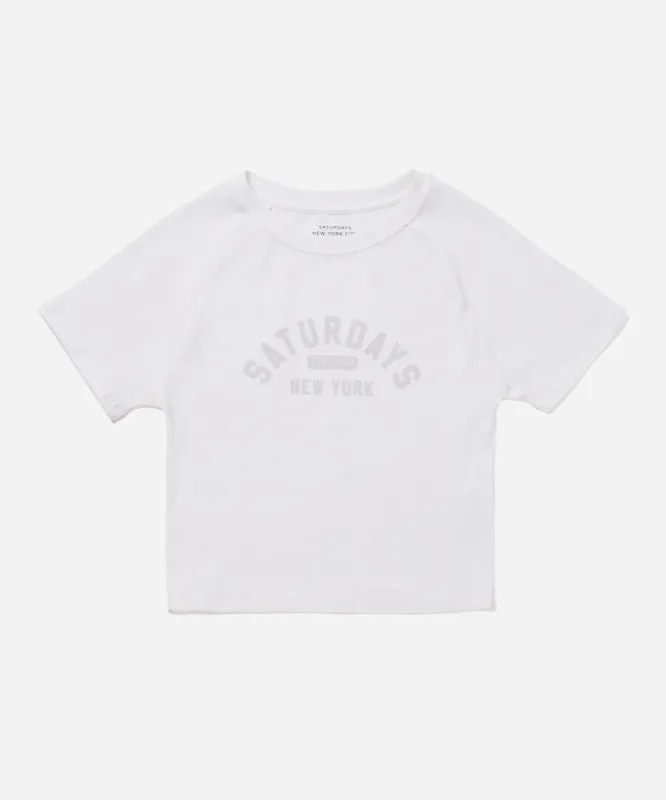 Varsity Raglan Fitted SS Tee sold by Saturdays New York City