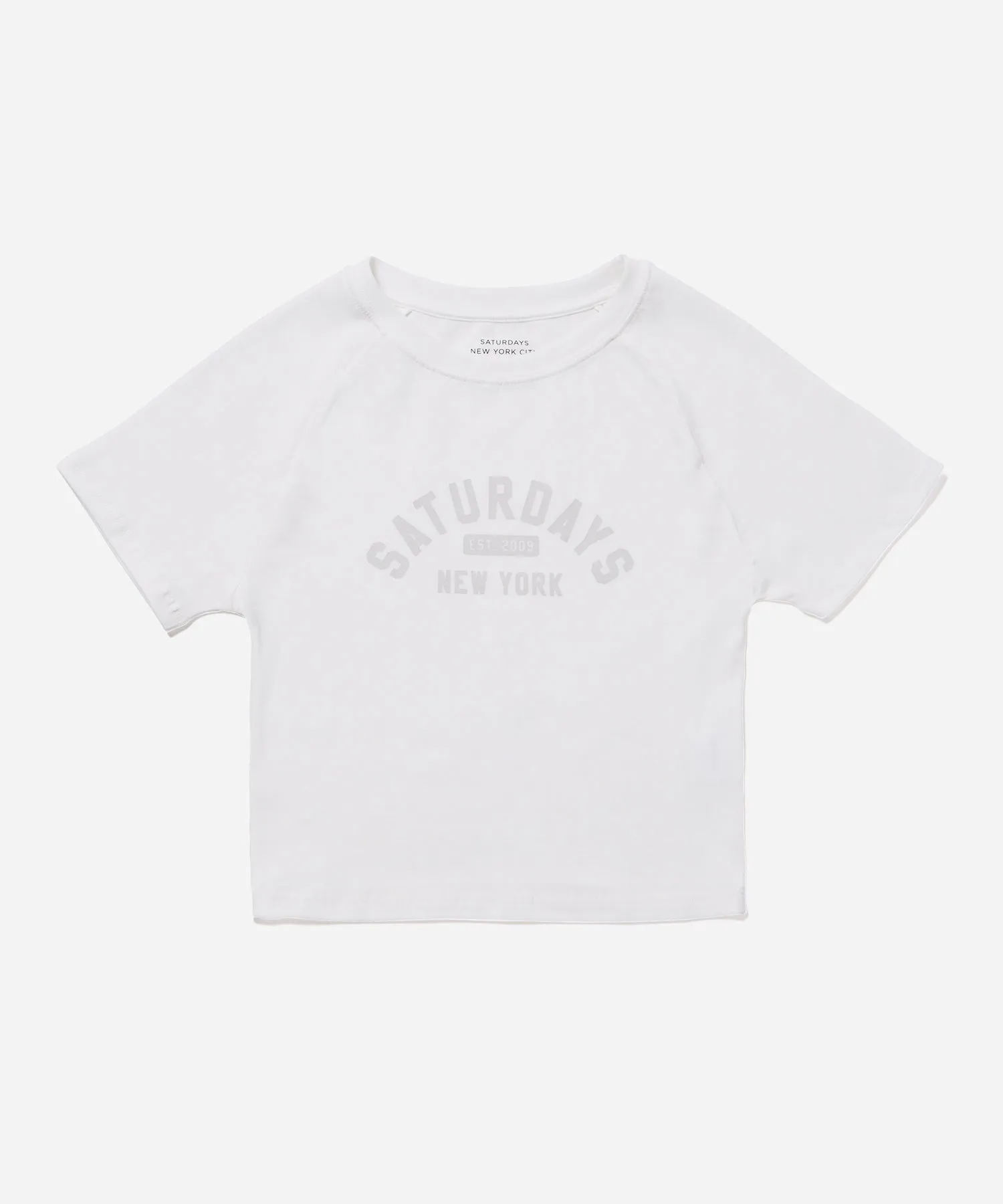 Varsity Raglan Fitted SS Tee sold by Saturdays New York City