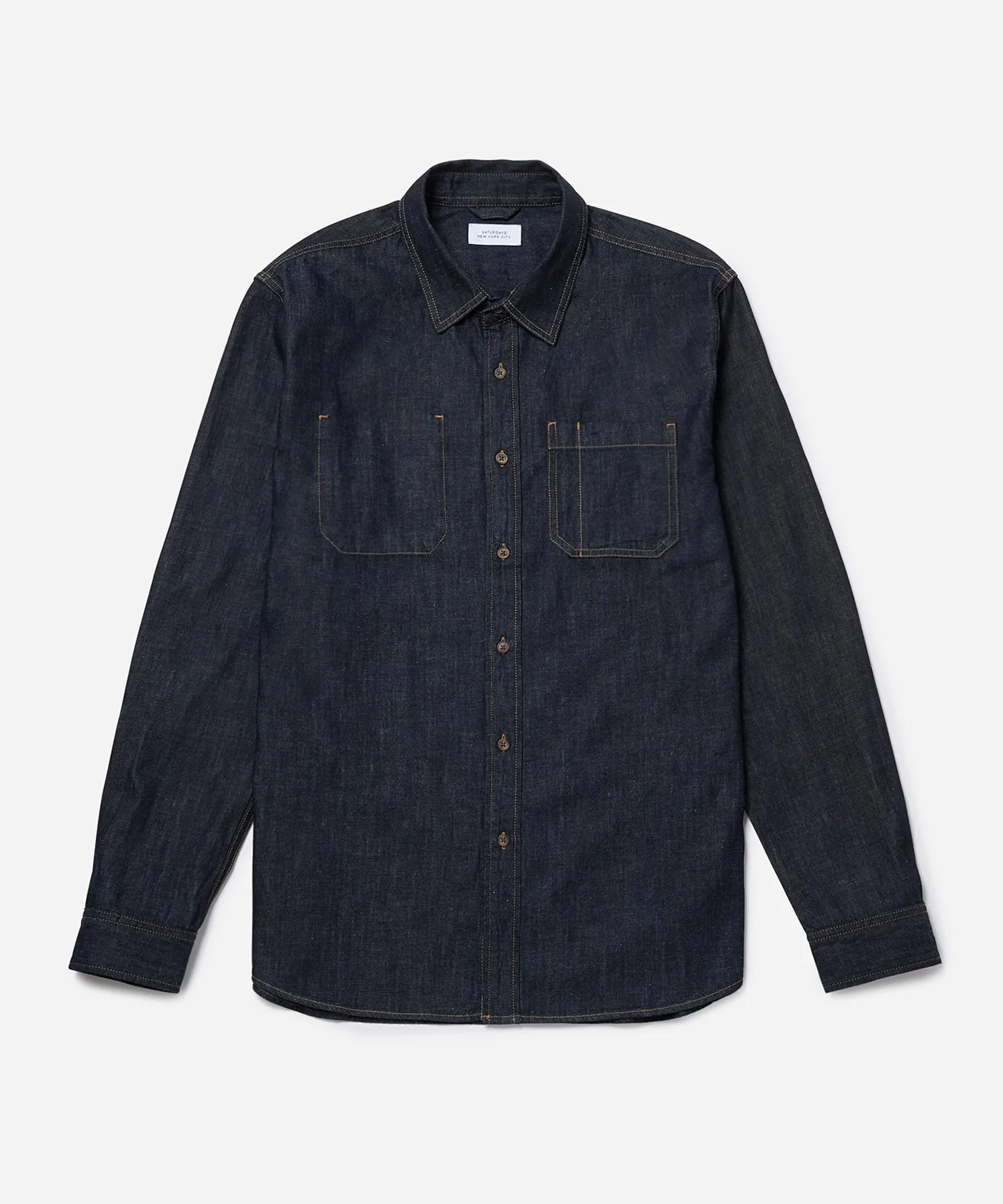 Kenmare Chambray LS Shirt sold by Saturdays New York City