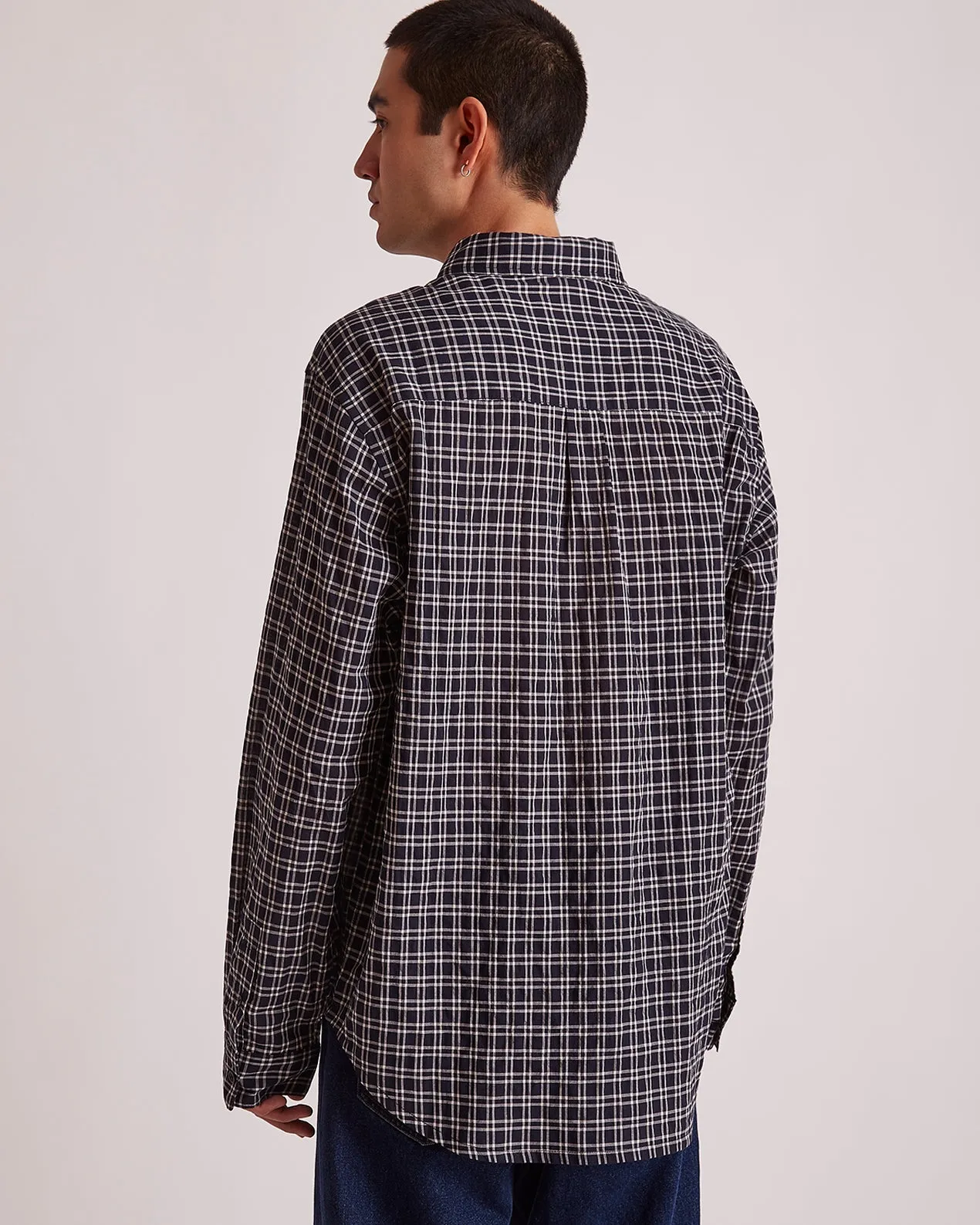 Luis Check LS Shirt sold by Saturdays New York City product image thumbnail 4