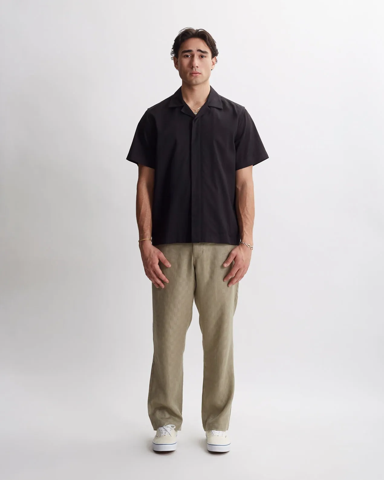 York Camp Collar Short Sleeve Shirt sold by Saturdays New York City product image thumbnail 3