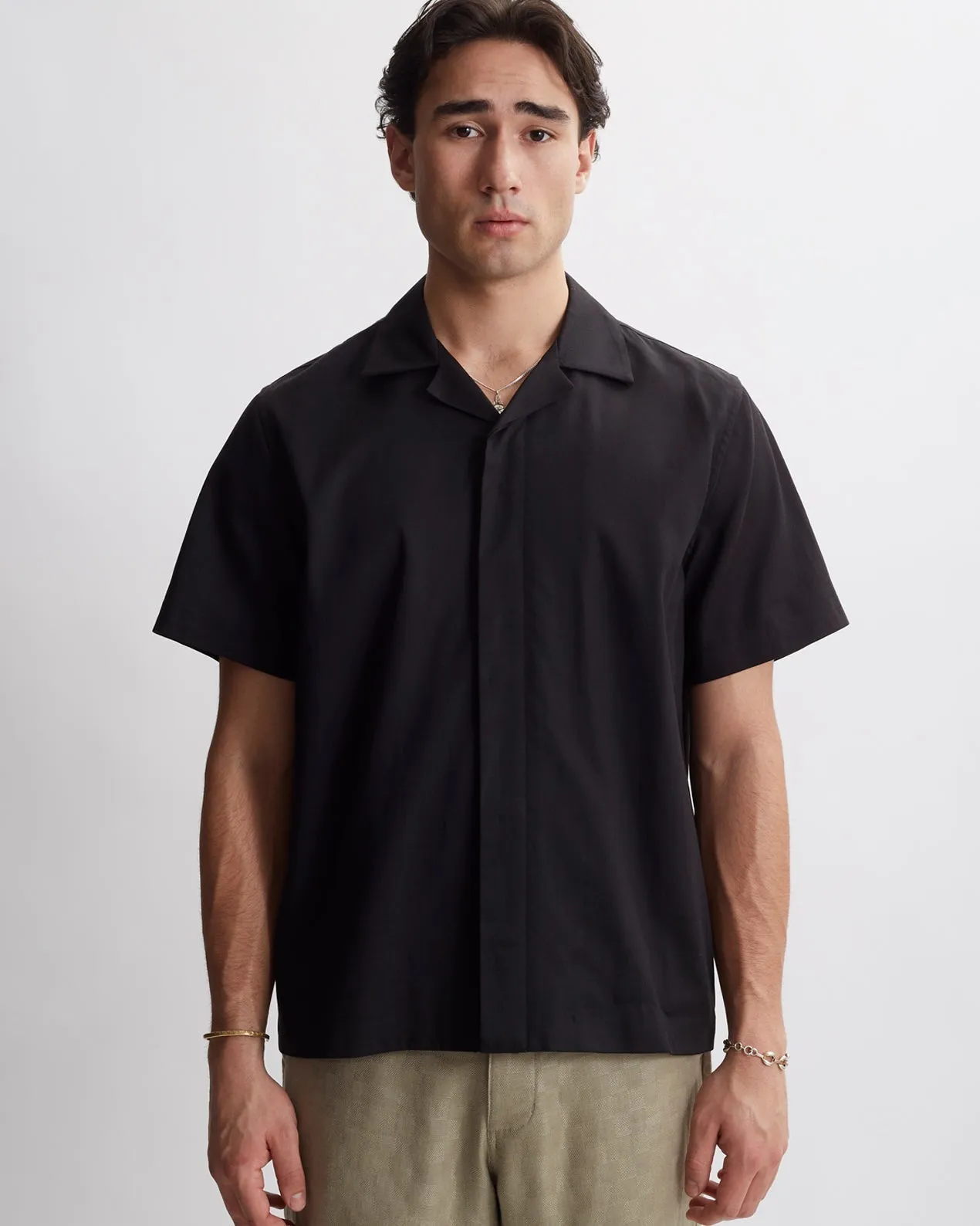 York Camp Collar Short Sleeve Shirt sold by Saturdays New York City product image thumbnail 2