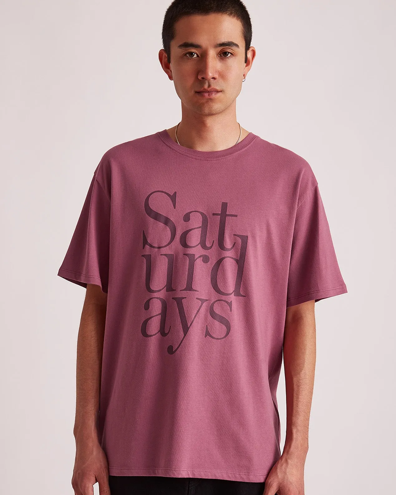 Miller Stacked Standard SS Tee sold by Saturdays New York City product image thumbnail 3