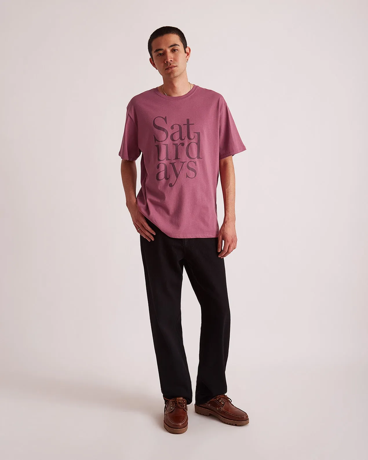 Miller Stacked Standard SS Tee sold by Saturdays New York City product image thumbnail 2