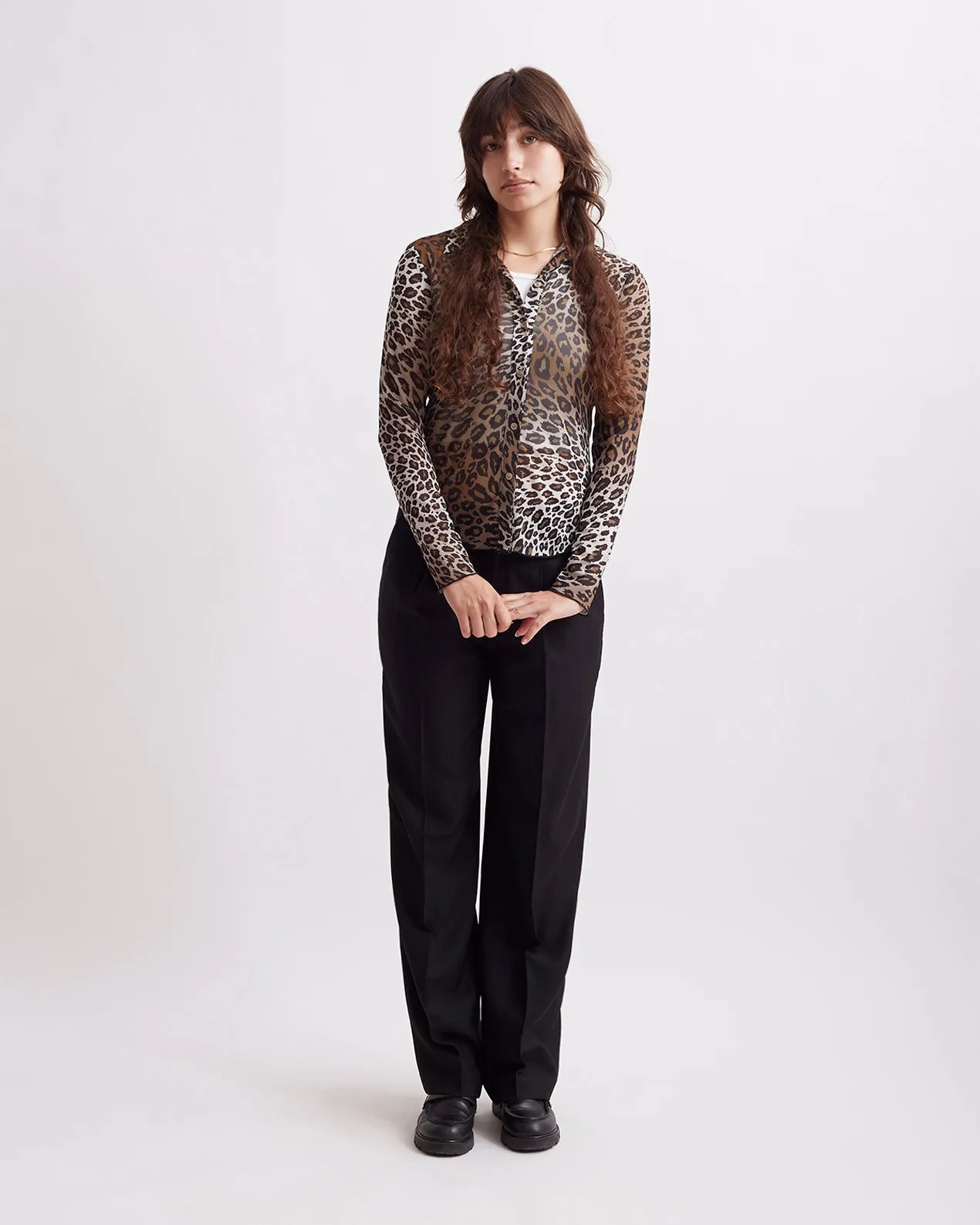 Gabriella Sound Leopard Long Sleeve Shirt sold by Saturdays New York City product image thumbnail 2