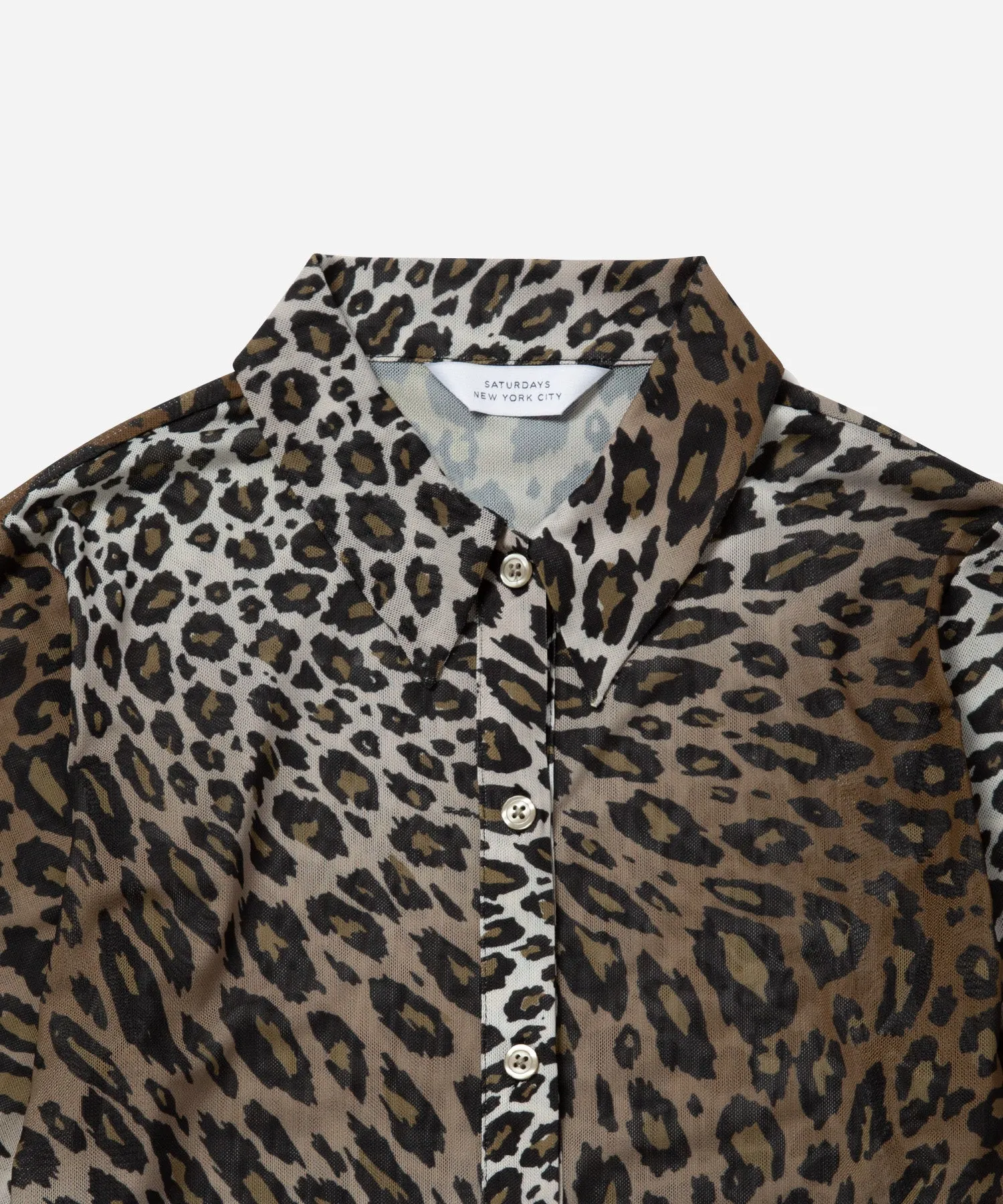 Gabriella Sound Leopard Long Sleeve Shirt sold by Saturdays New York City product image thumbnail 4