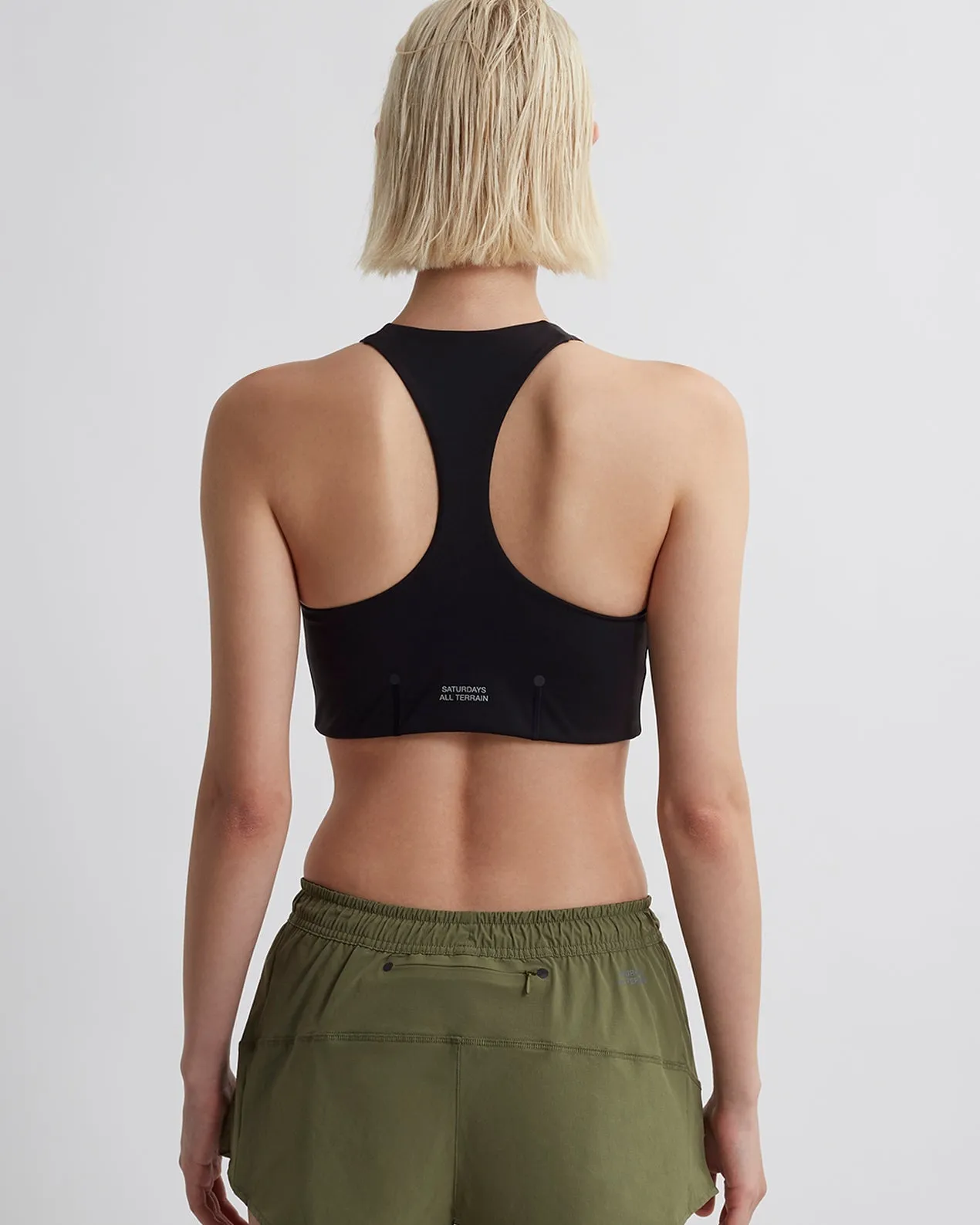 All Terrain High Neck Sports Bra sold by Saturdays New York City product image thumbnail 3