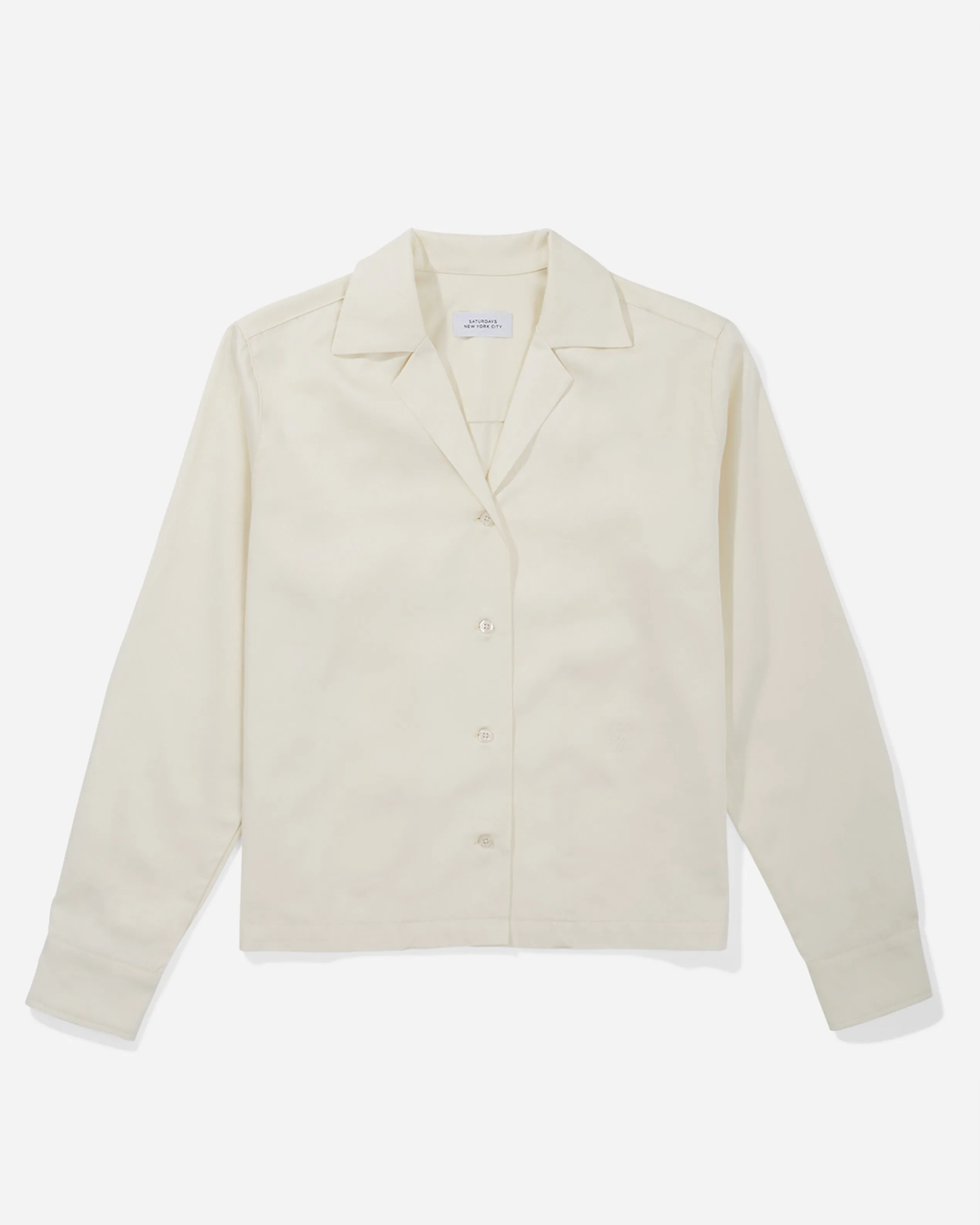 Crys Tencel Long Sleeve Shirt sold by Saturdays New York City