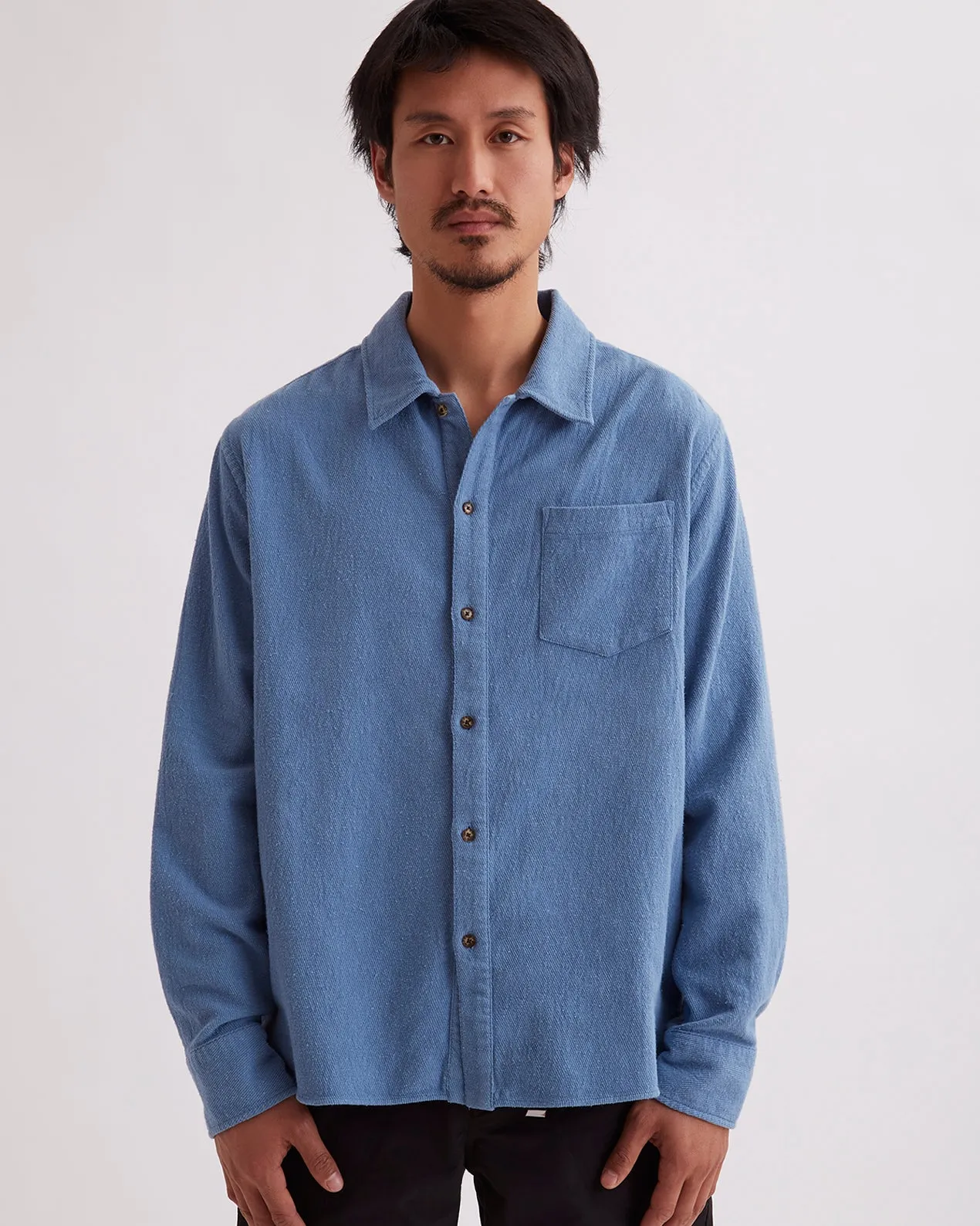 Broome Boucle Knit LS Shirt sold by Saturdays New York City product image thumbnail 3