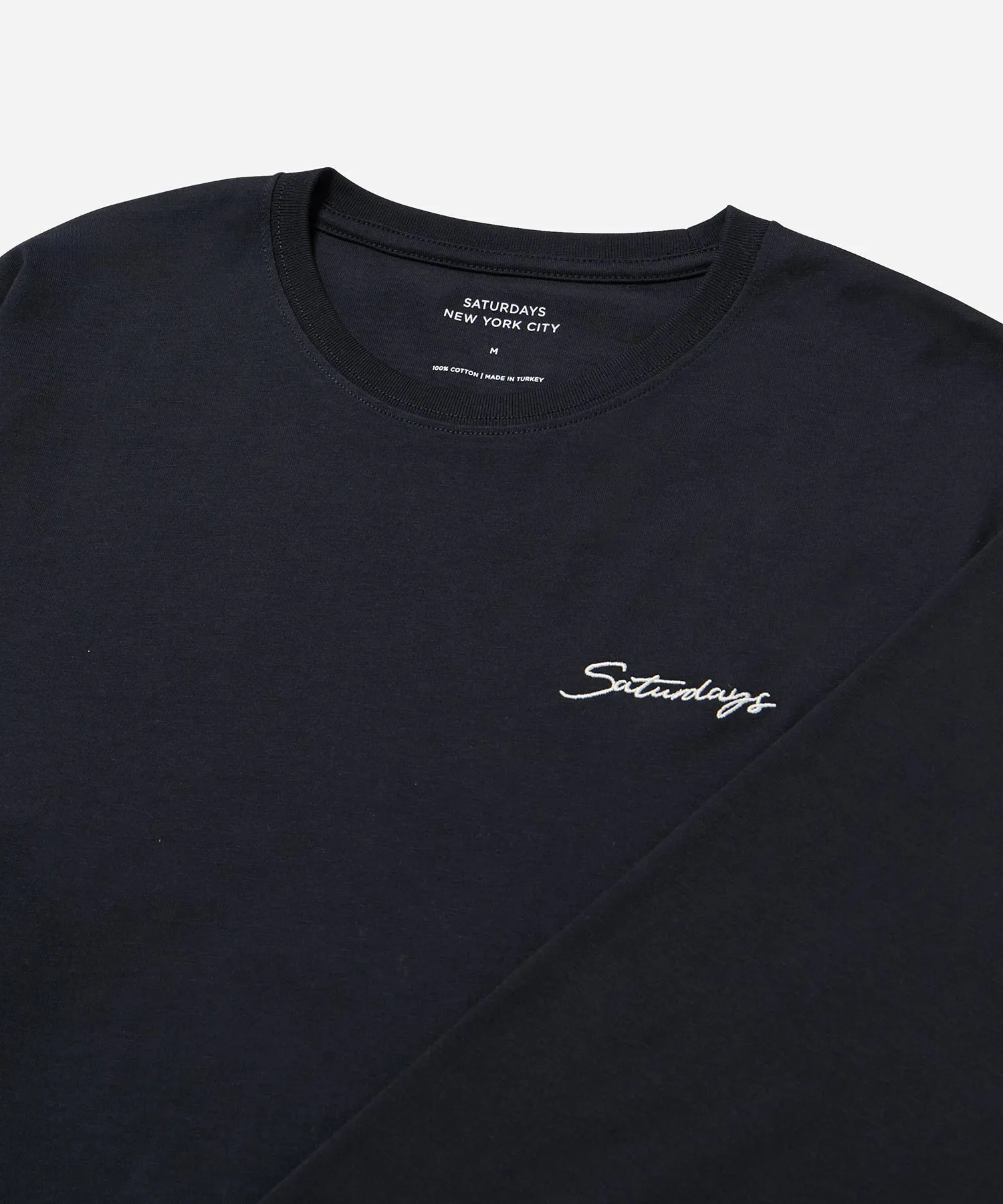 Saturdays Embroidered Standard LS Tee sold by Saturdays New York City product image thumbnail 2