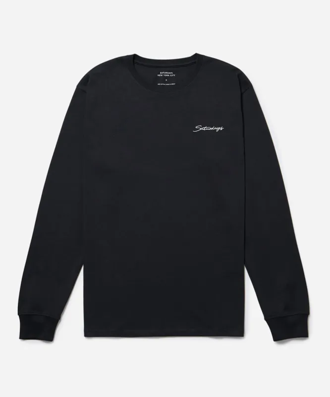 Saturdays Embroidered Standard LS Tee sold by Saturdays New York City