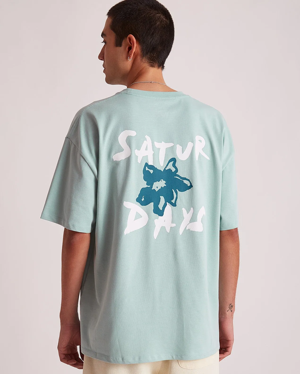 Flower Relaxed SS Tee sold by Saturdays New York City product image thumbnail 4